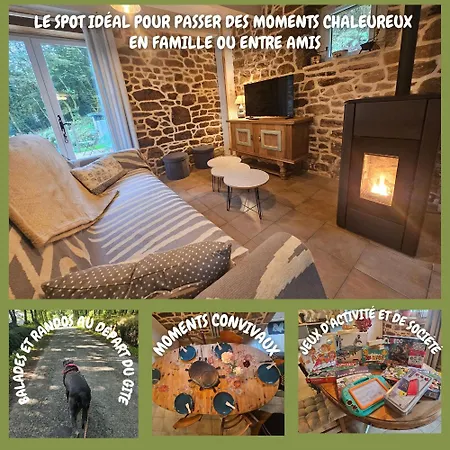 Holiday home Ker Adele, Longere Cosy Au Coeur D'un Bois Ploerdut